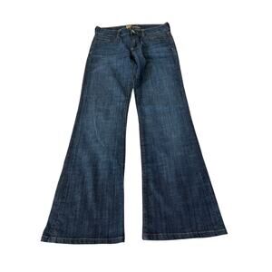 Kut From The Kloth Jeans Women's Wide Leg Flare Denim Size 4 Dark Wash